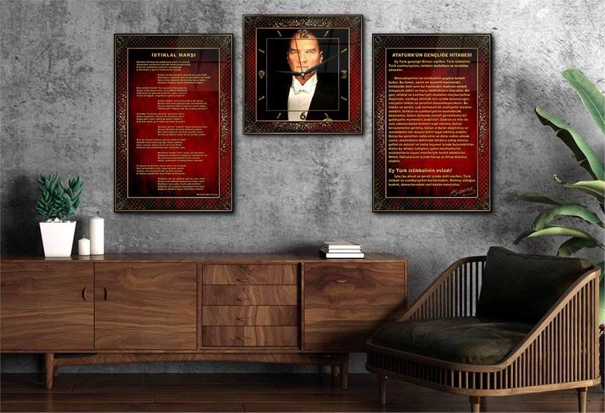 Vatan Temalı Saatli Set 052