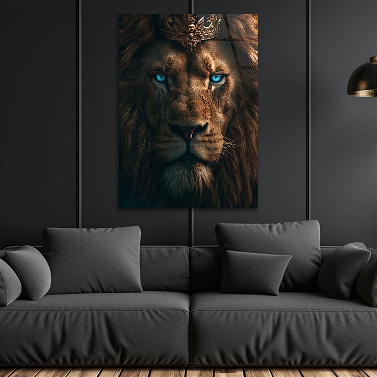 Dikey Doğa Temalı Cam Tablo 334