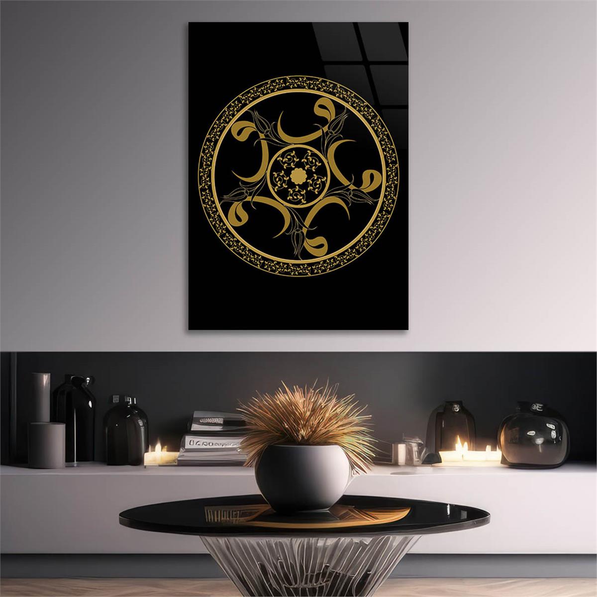 DİN TEMALI CAM TABLO