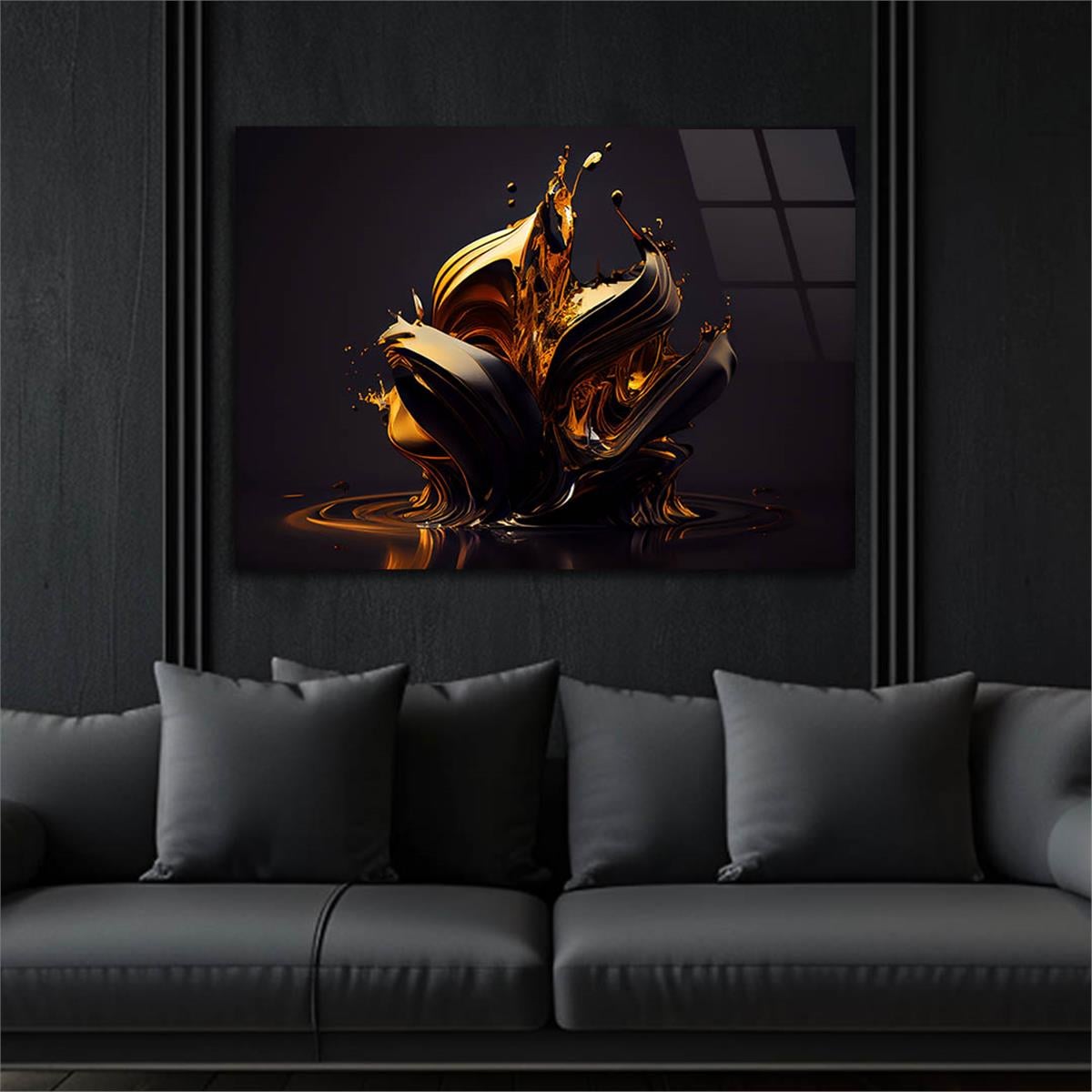 Sanat Temalı Cam Tablo 376