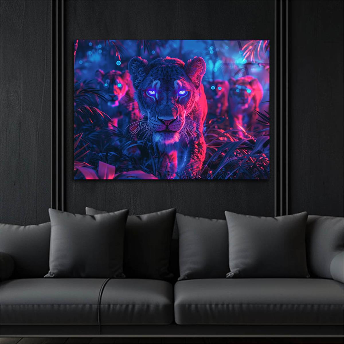 Yatay Doğa Temalı Cam Tablo 501