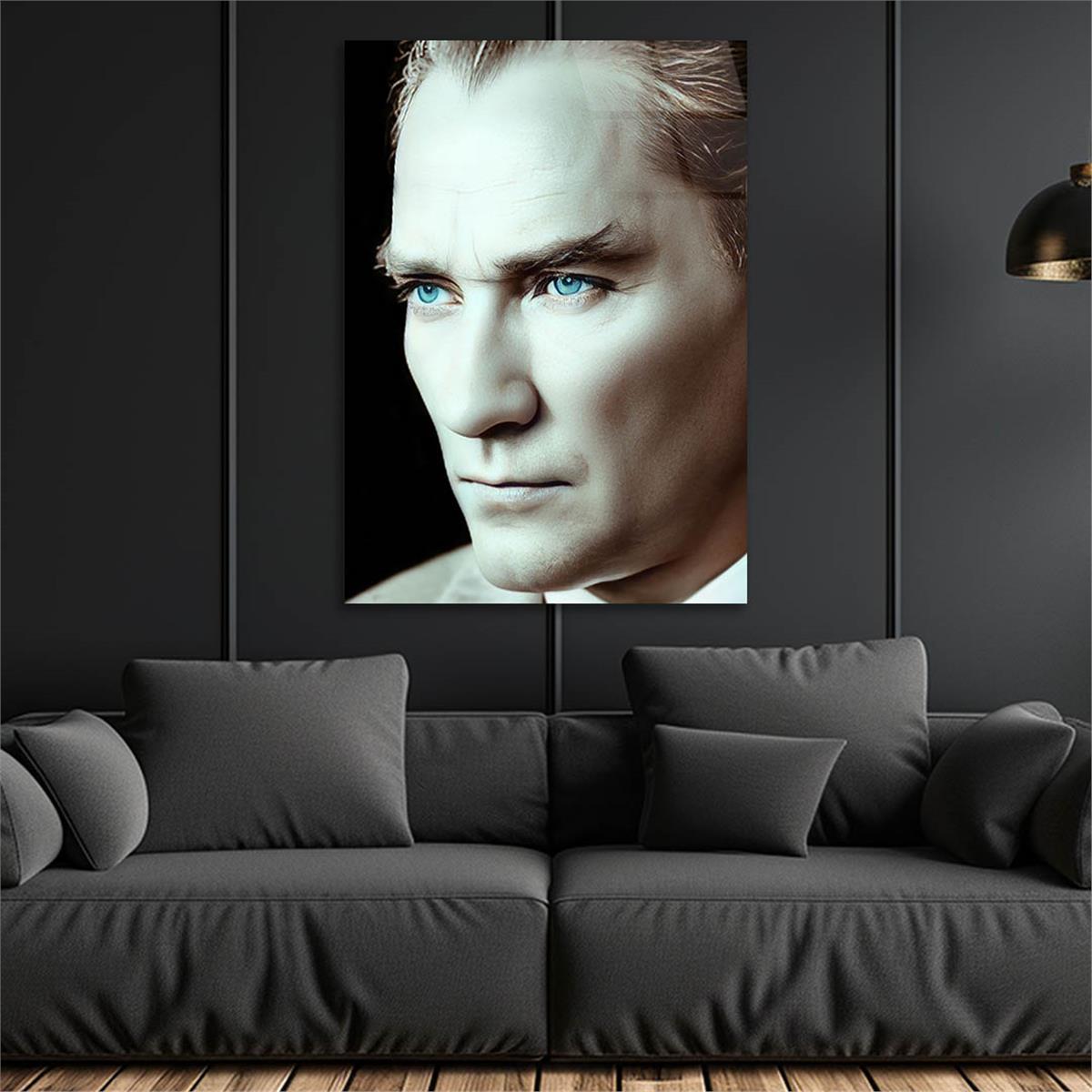 Dikey VatanTemalı Cam Tablo 277