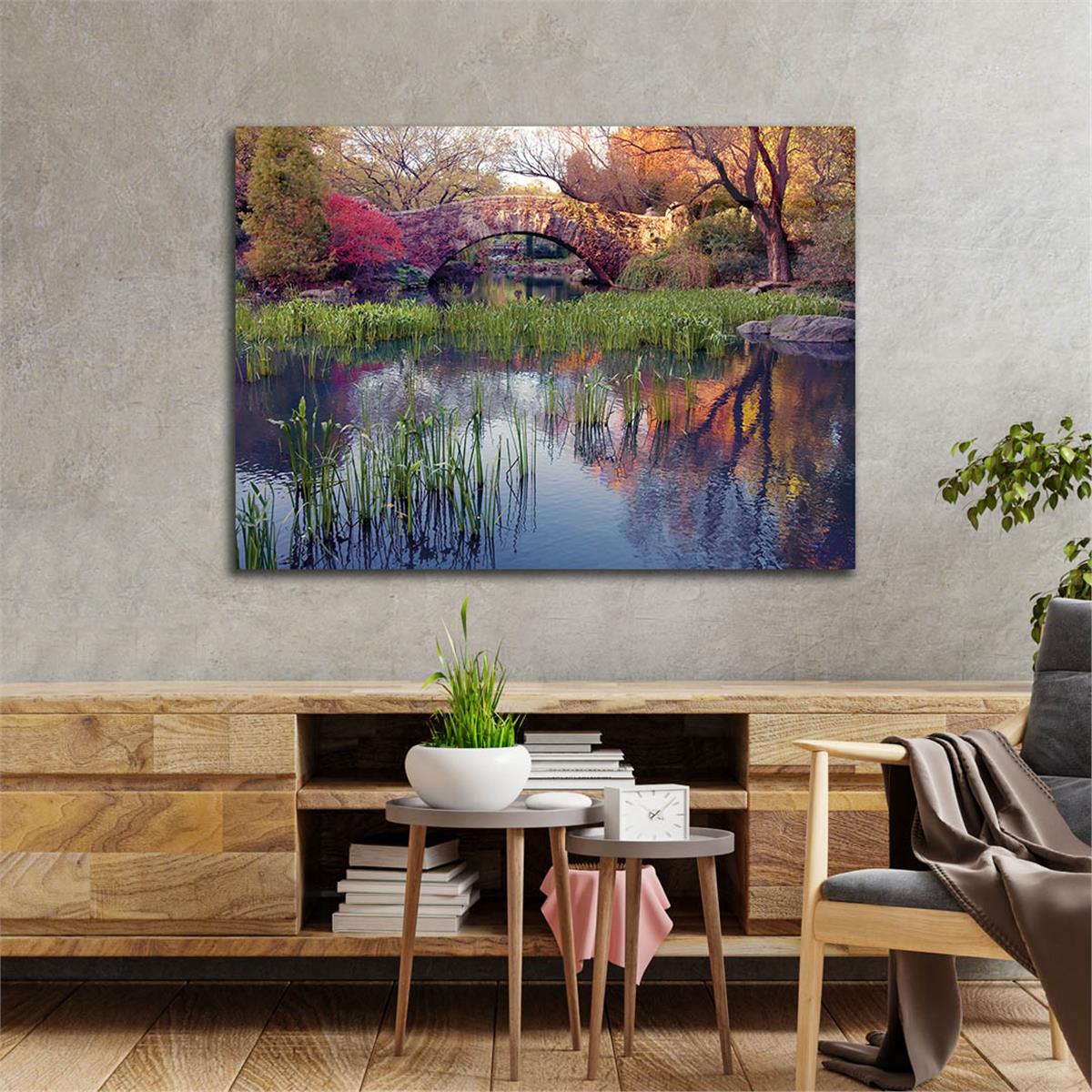 Tempered Glasss Wall Arts Natured-Themed