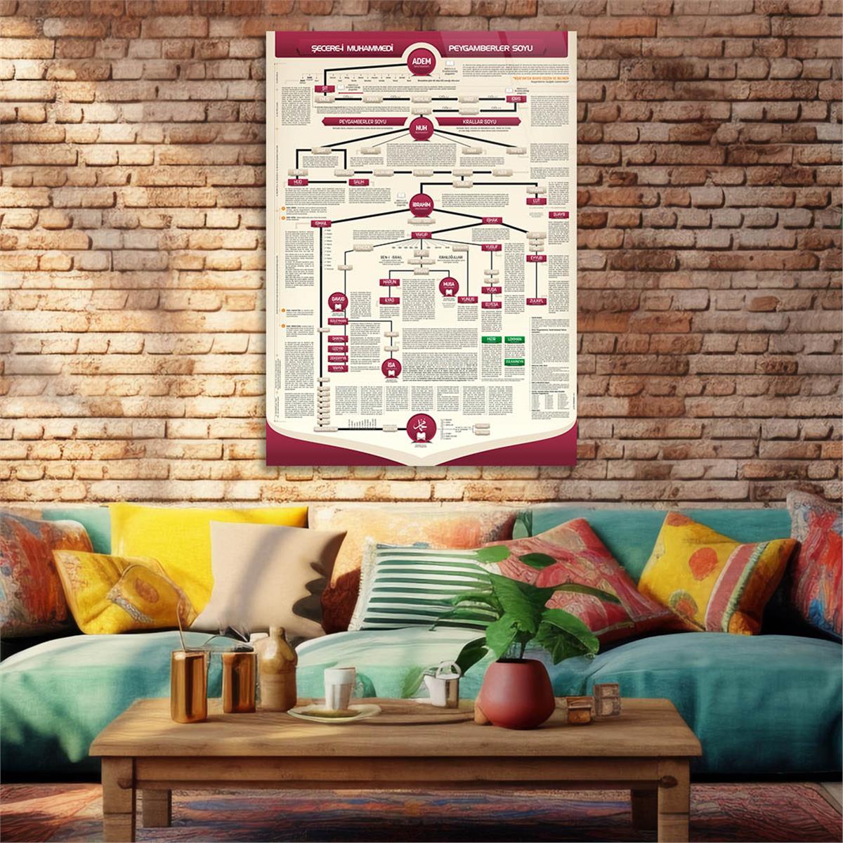 Dikey Dini Temalı Cam Tablo 242