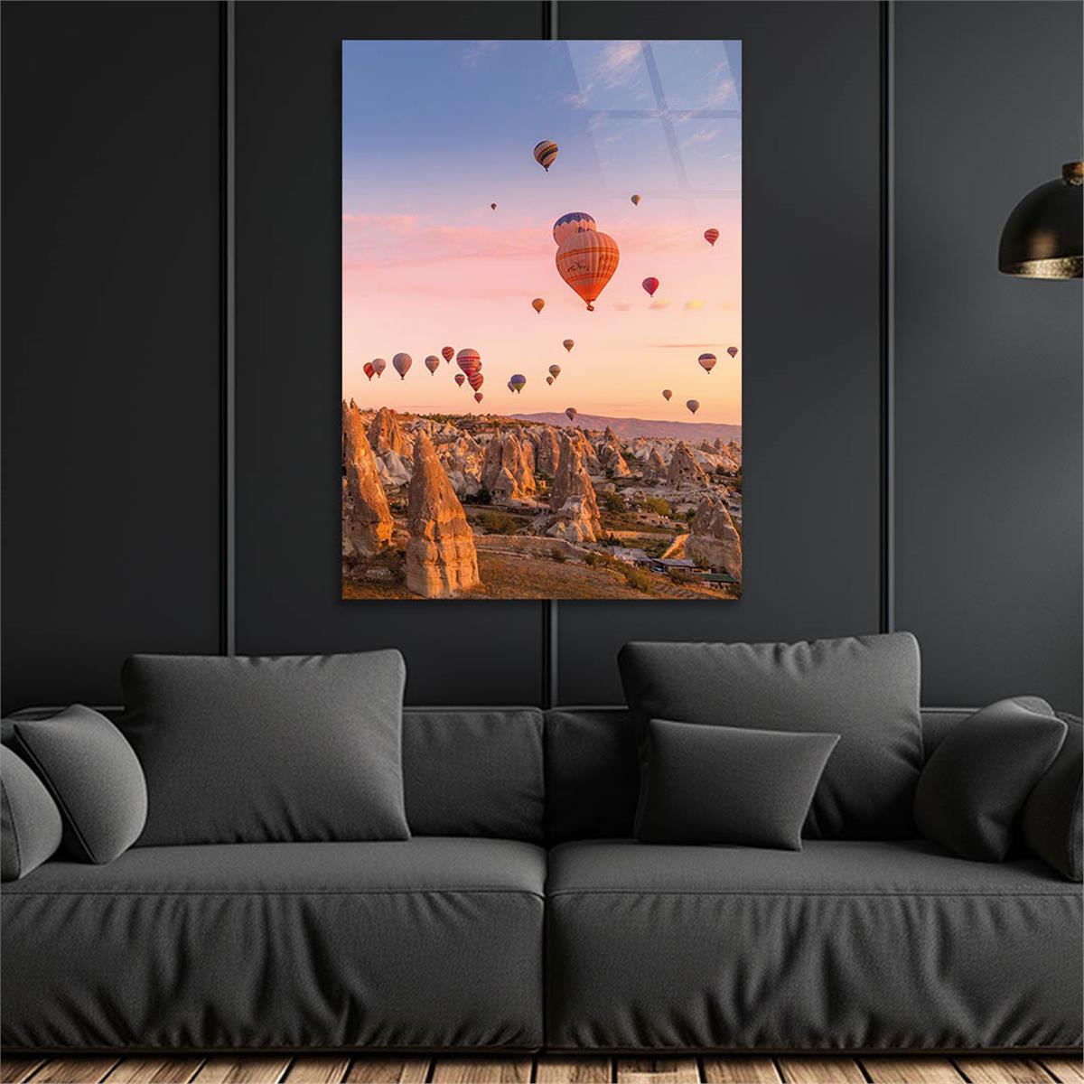 Tempered Glasss Wall Arts Natured-Themed