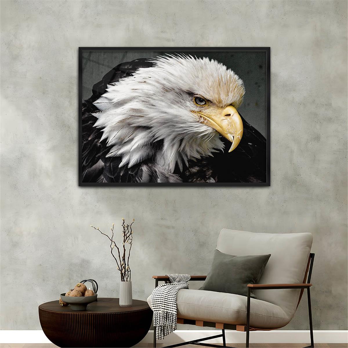 Aluminum-Framed Natured-Themed Tempered Glass Wall Art 142