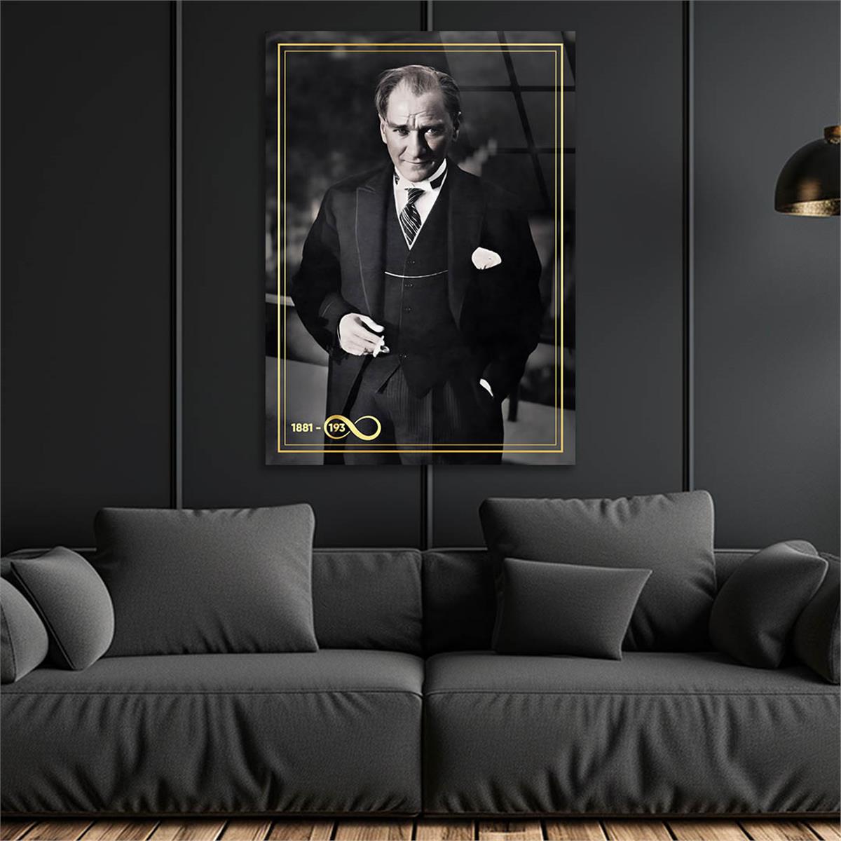 Dikey VatanTemalı Cam Tablo 241