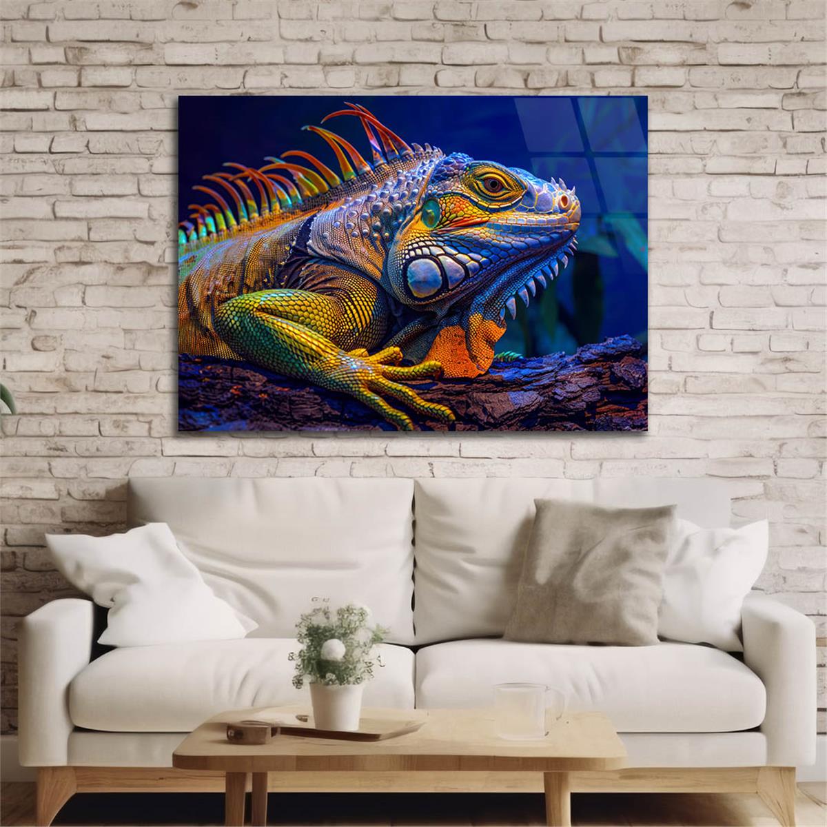 Yatay Doğa Temalı Cam Tablo 551