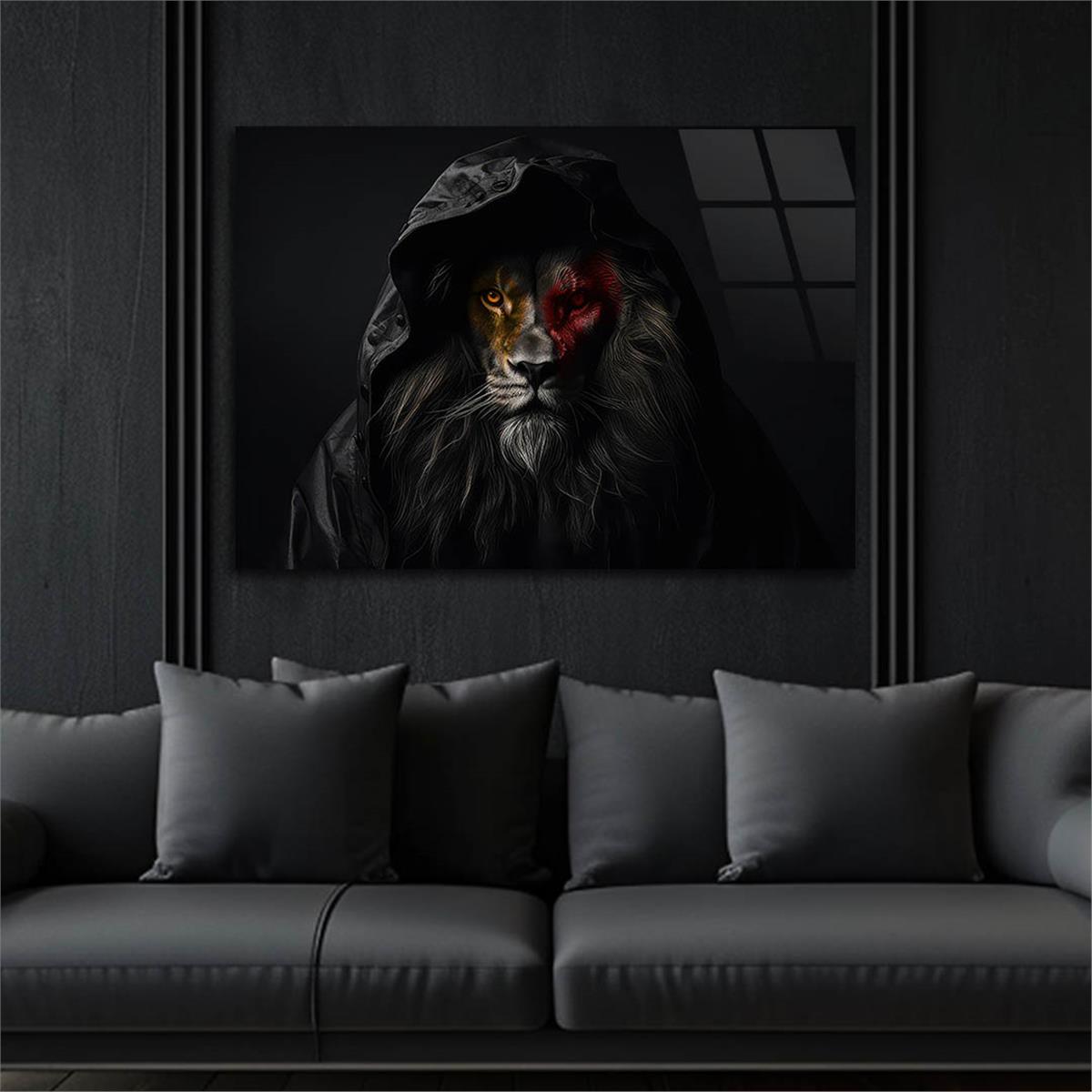 Yatay Doğa Temalı Cam Tablo 524