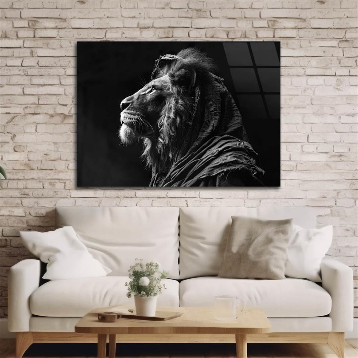 Yatay Doğa Temalı Cam Tablo 459