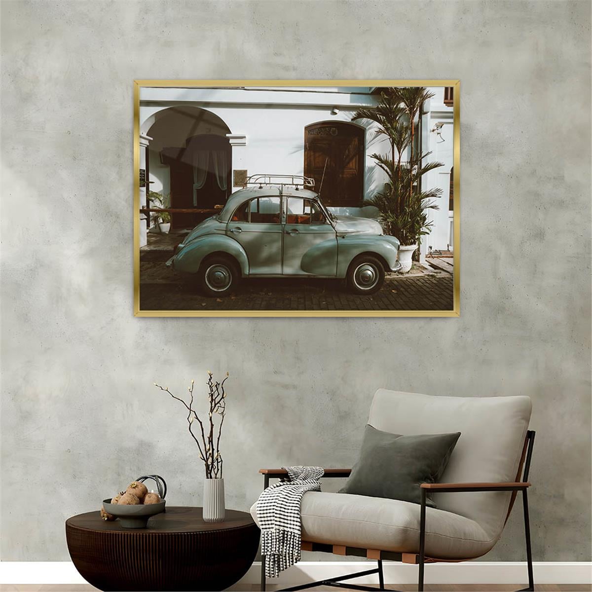 Alüminyum Çerçeveli Sanat Temalı Cam Tablo 181