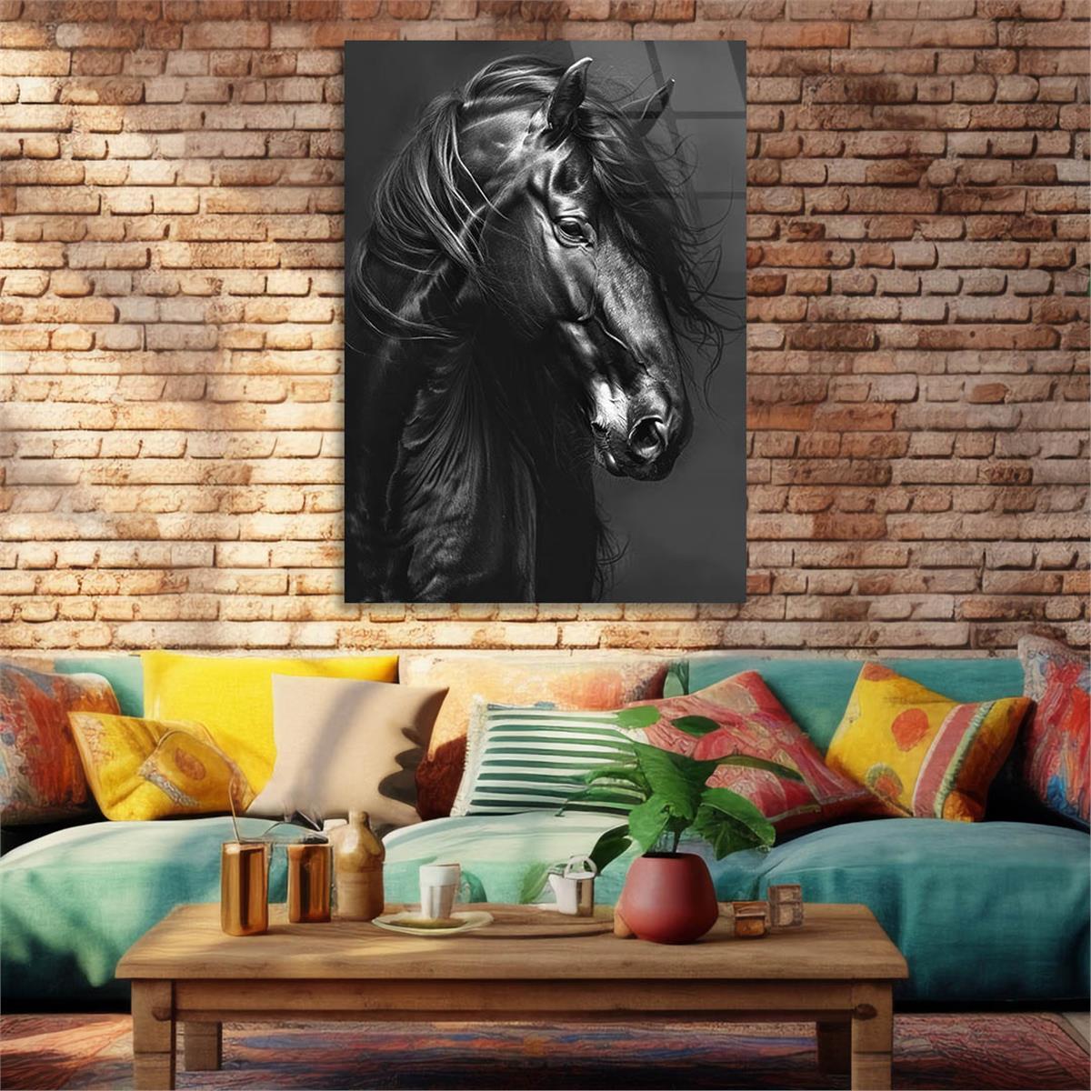 Dikey Doğa Temalı Cam Tablo 388