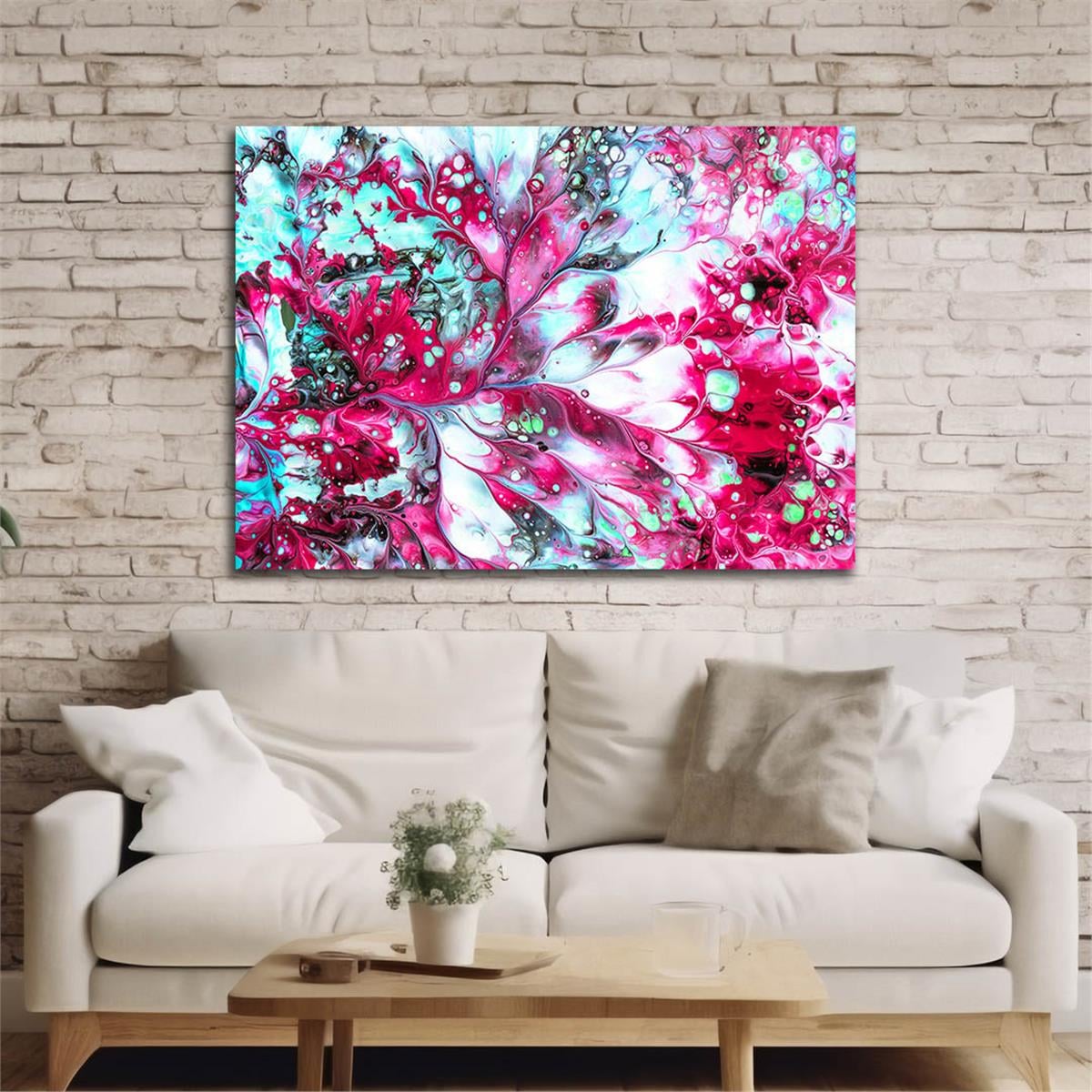 Horizontal Art-Themed Tempered Glass Wall Art 559