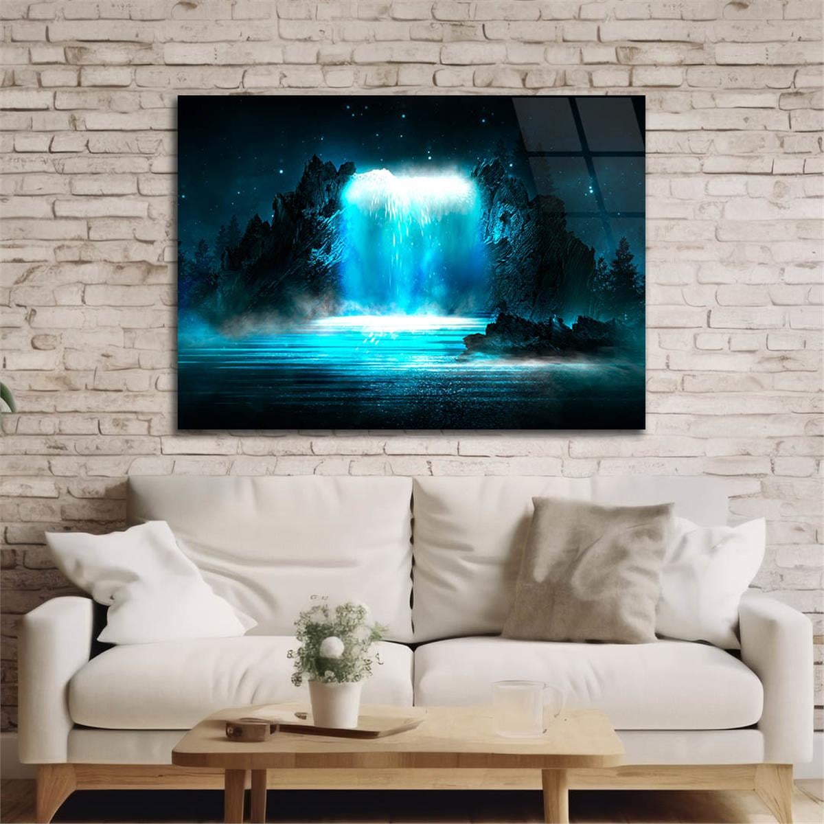 Horizontal Art-Themed Tempered Glass Wall Art 485
