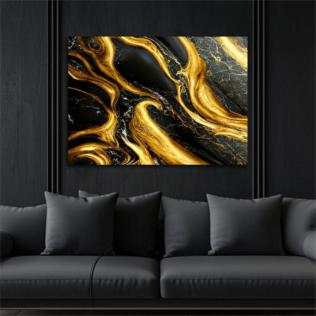 Horizontal Art-Themed Tempered Glass Wall Art 368