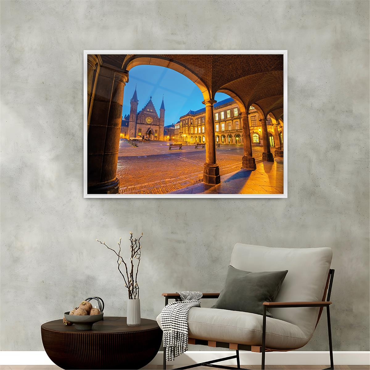 Aluminum-Framed Religious-Themed Tempered Glass Wall Art 041