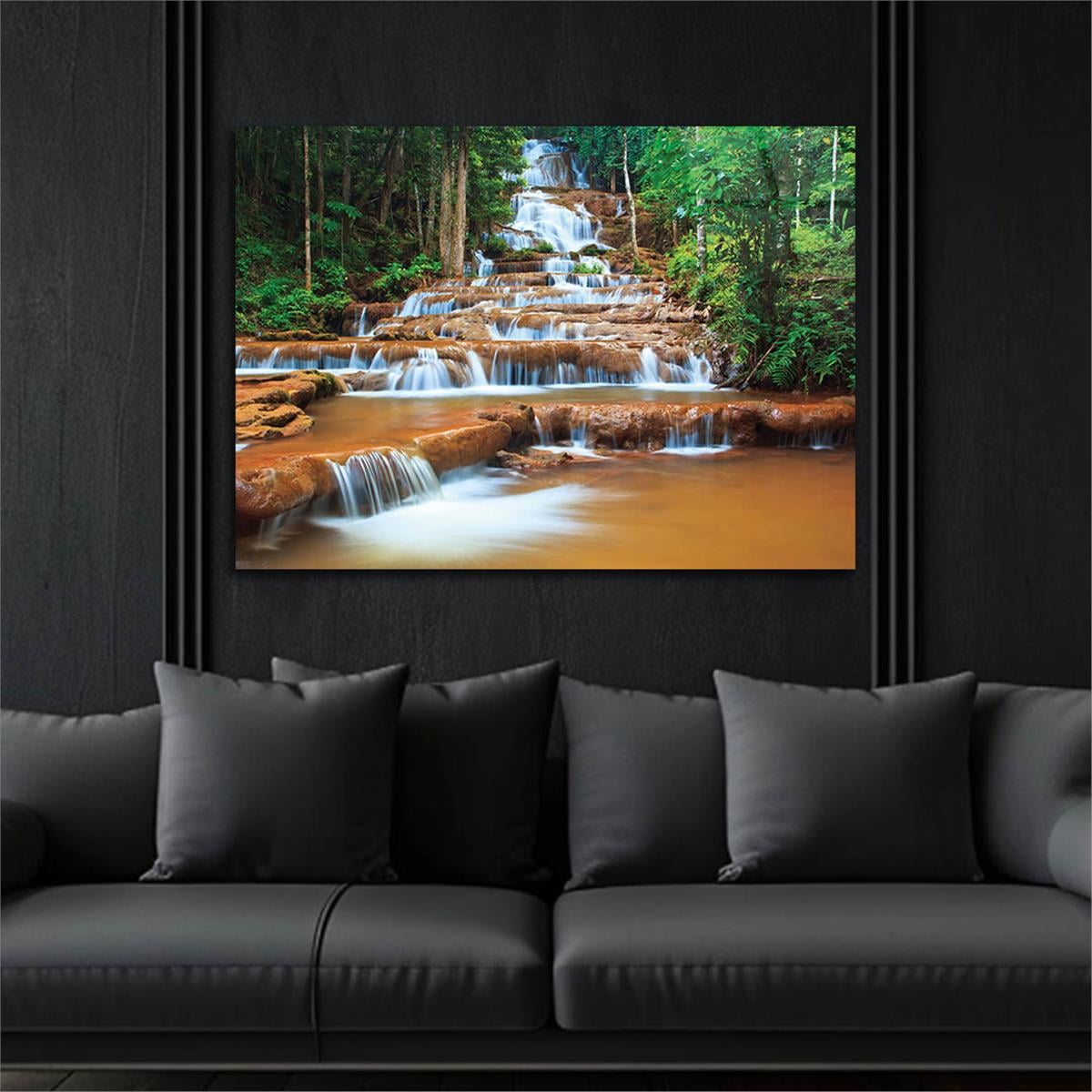 Tempered Glasss Wall Arts Natured-Themed