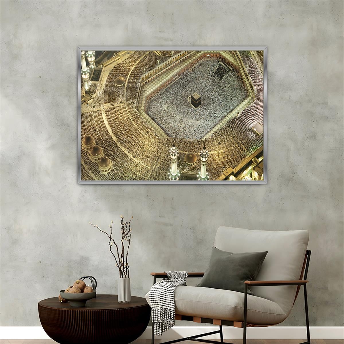 Aluminum-Framed Religious-Themed Tempered Glass Wall Art 020