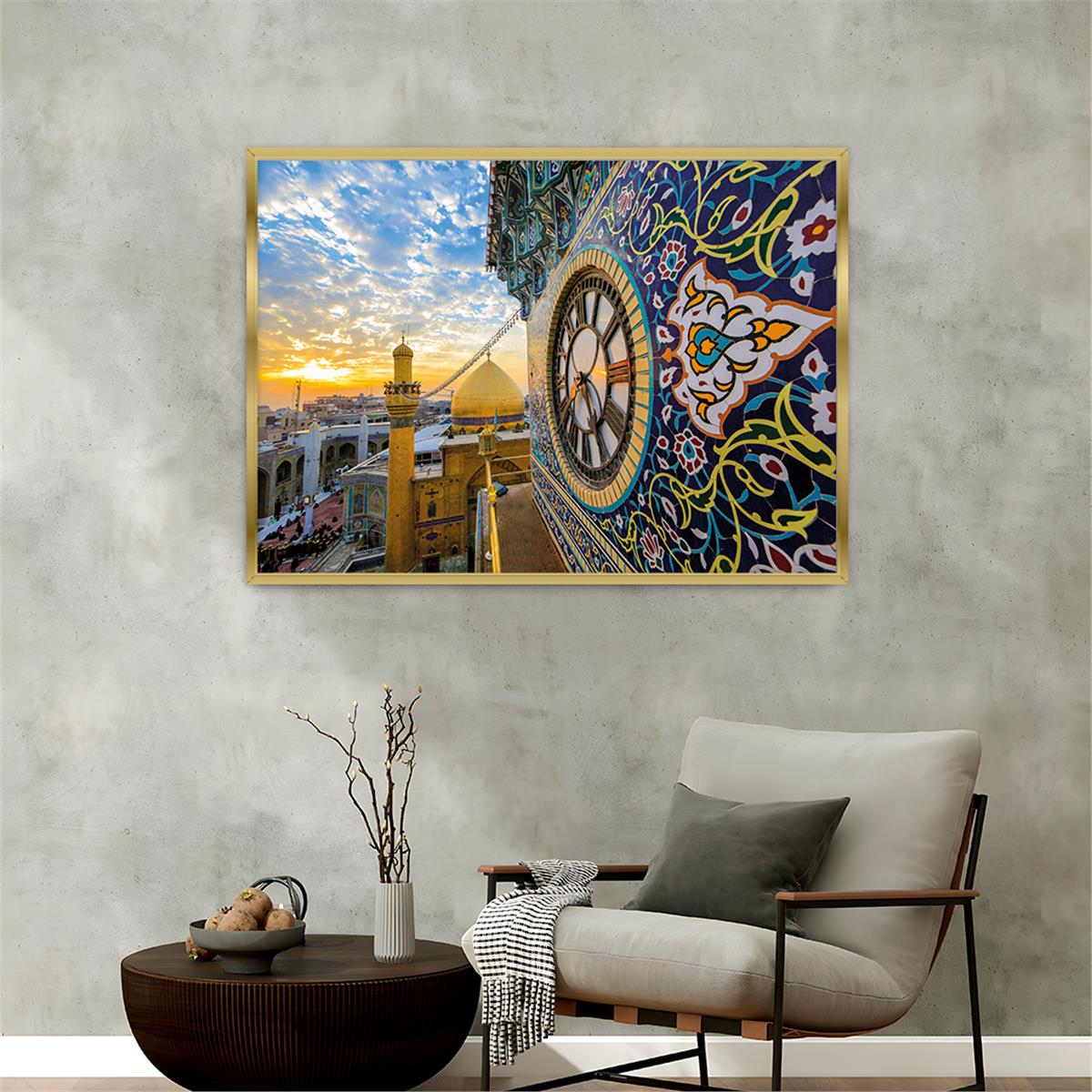 Alüminyum Çerçeveli Dini Temalı Cam Tablo 071