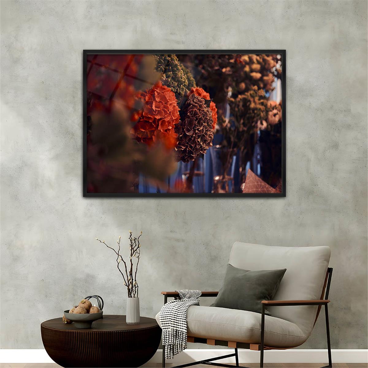 Alüminyum Çerçeveli Doğa Temalı Cam Tablo 064