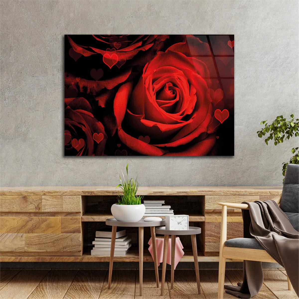 Tempered Glasss Wall Arts Natured-Themed