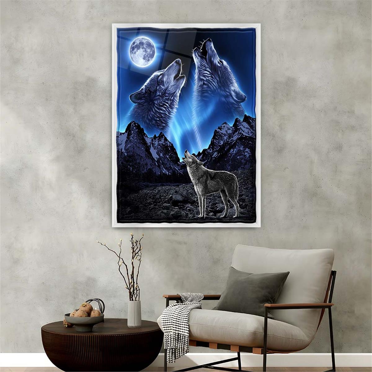 Alüminyum Çerçeveli Vatan Temalı Cam Tablo 032