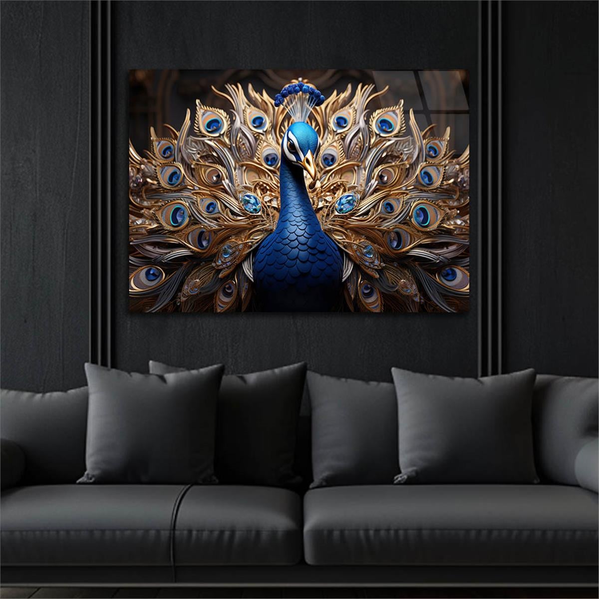 Yatay Doğa Temalı Cam Tablo 582