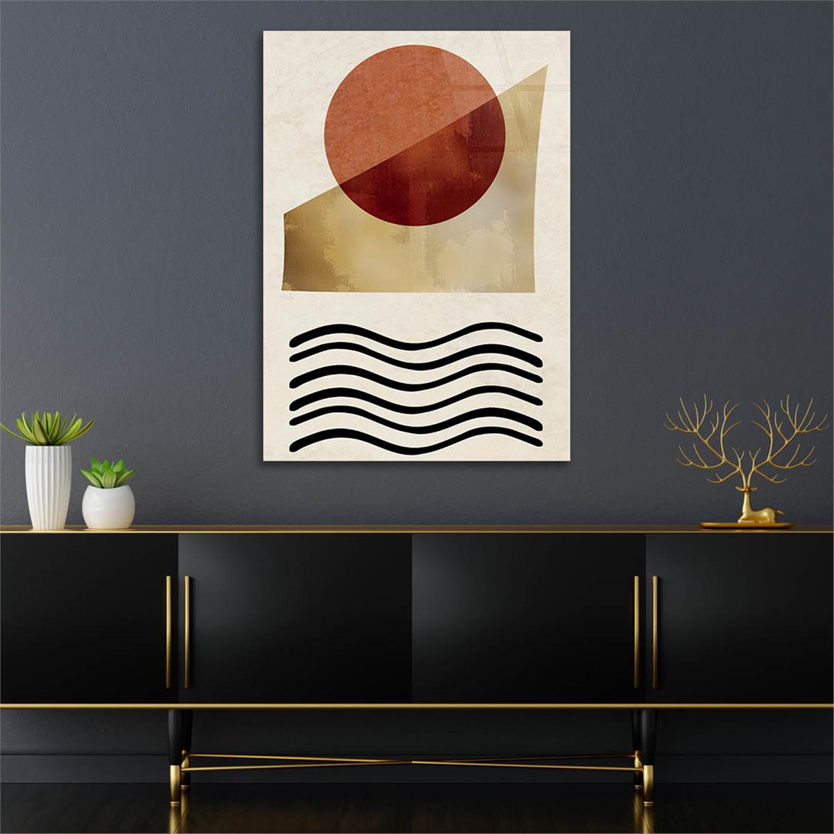 Verticale Gehard Glasschilderij Kunst Thema 276