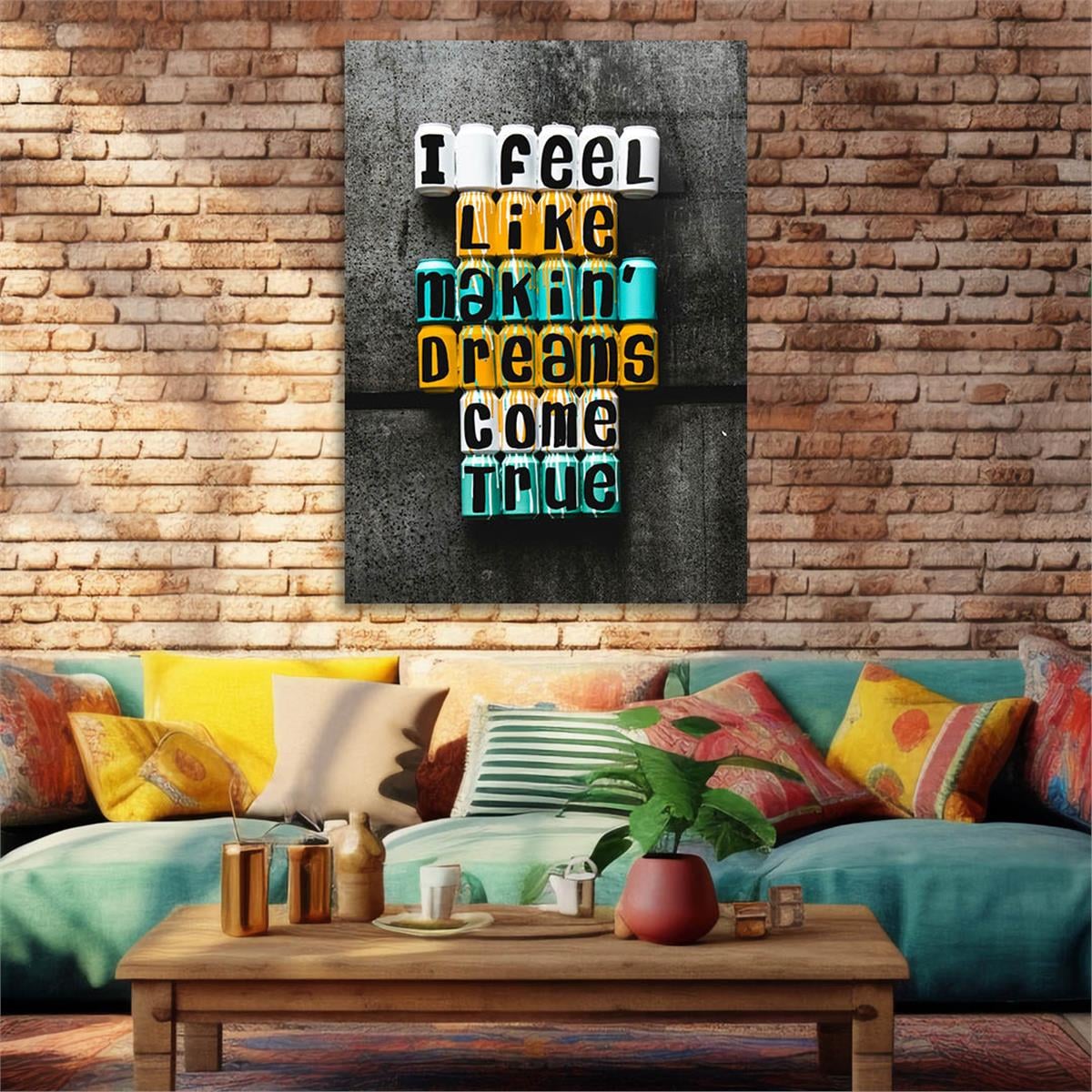 Dikey Sanat Temalı Cam Tablo 539