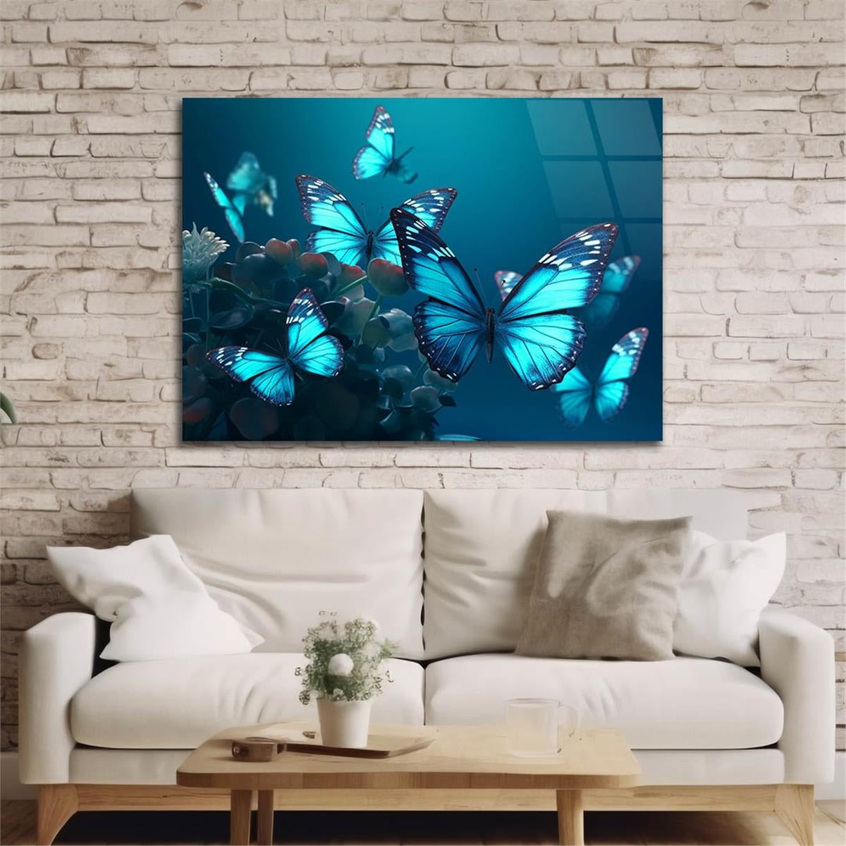 Horizontal Art-Themed Tempered Glass Wall Art 426