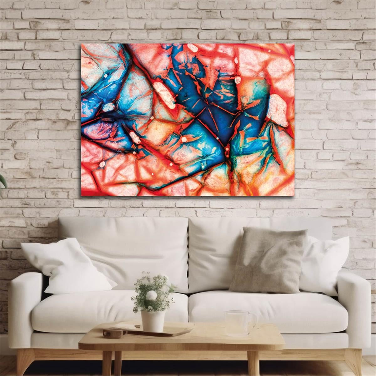 Horizontal Art-Themed Tempered Glass Wall Art 251