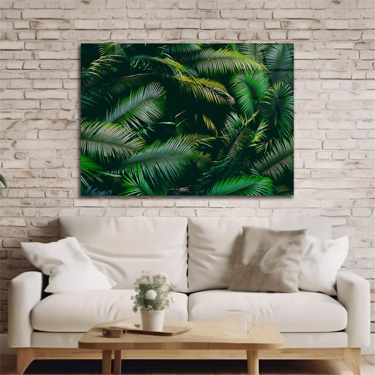 Horizontal Art-Themed Tempered Glass Wall Art 572