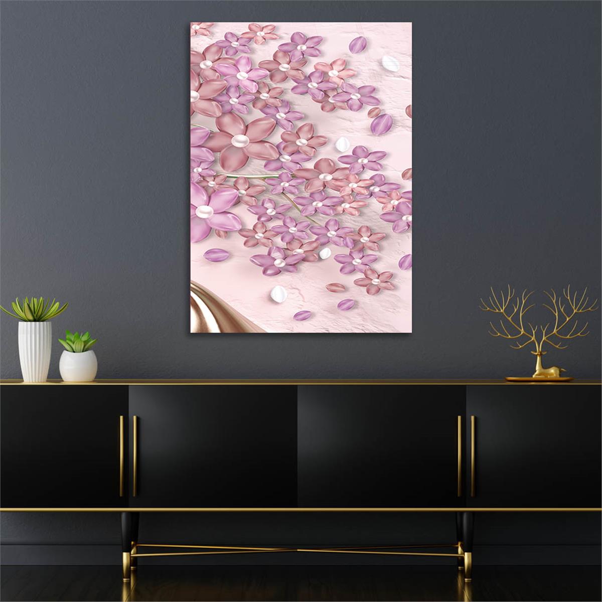 Vertical Tempered Glasss Wall Arts Art-Themed259