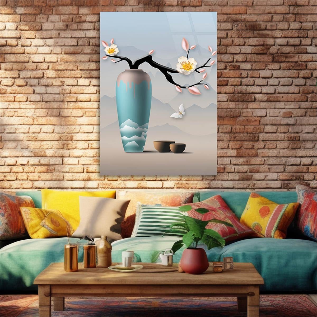 Tempered Glasss Wall Arts Art-Themed