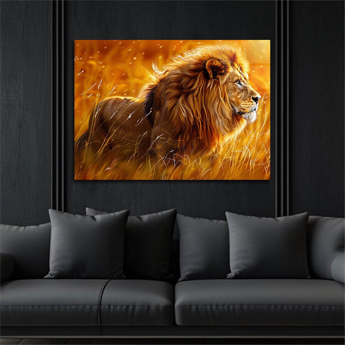 Yatay Doğa Temalı Cam Tablo 482