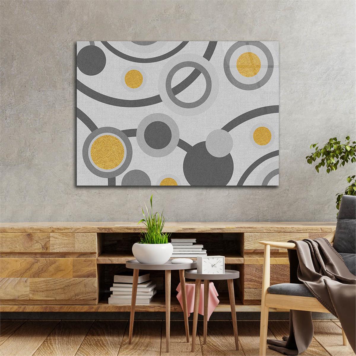 Horizontal Art-Themed Tempered Glass Wall Art 581