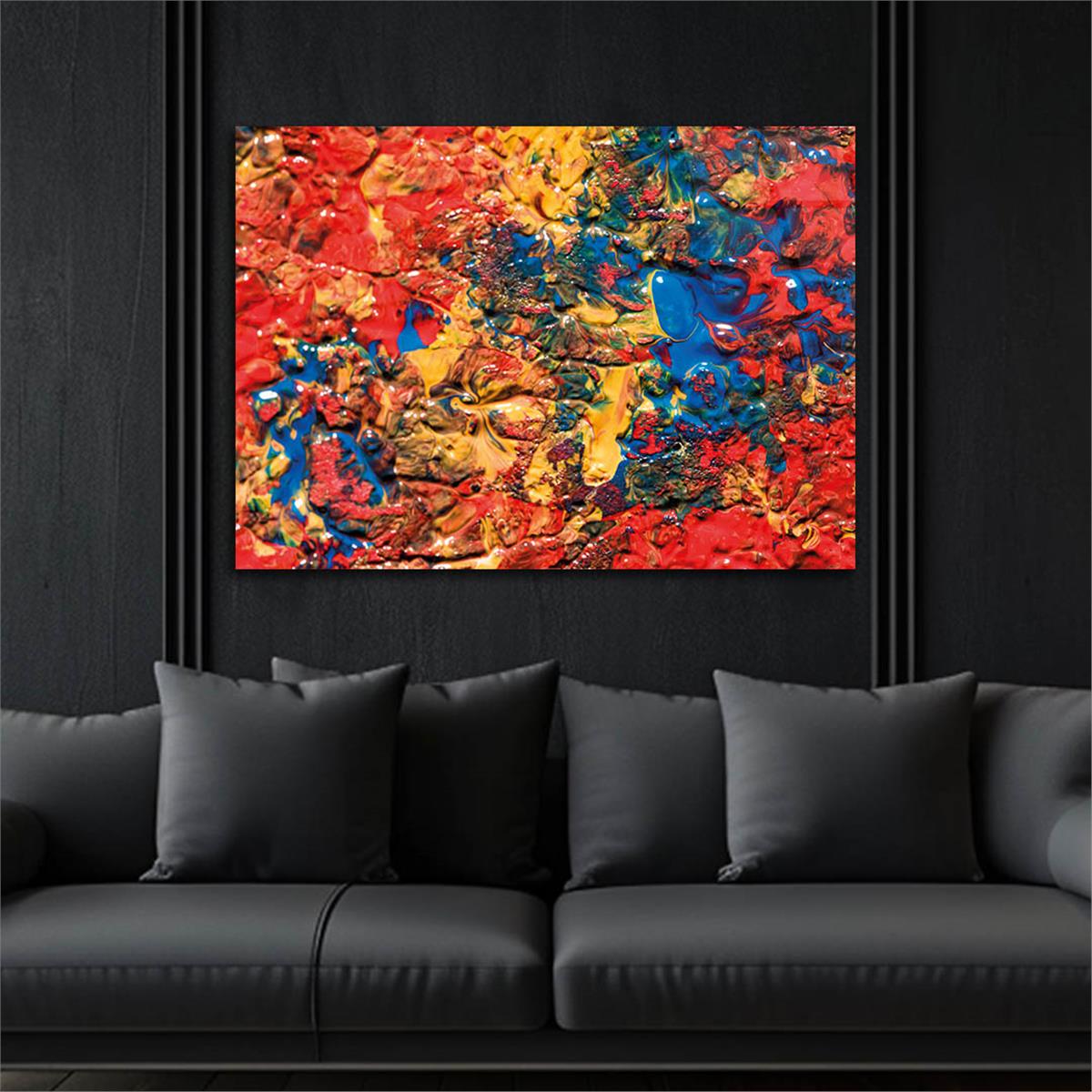 Horizontal Art-Themed Tempered Glass Wall Art 355