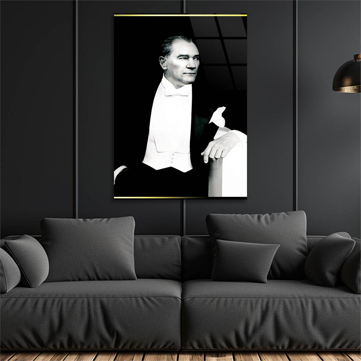MUSTAFA KEMAL ATATÜRK Tempered Glasss Wall Art