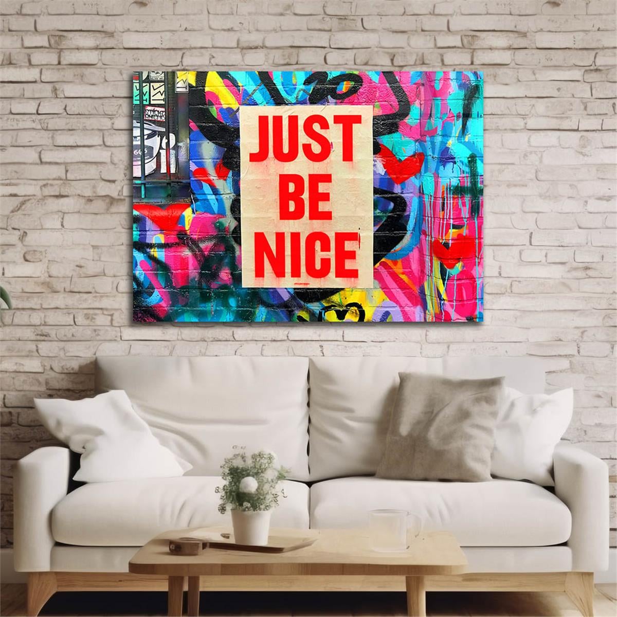 Horizontal Art-Themed Tempered Glass Wall Art 390