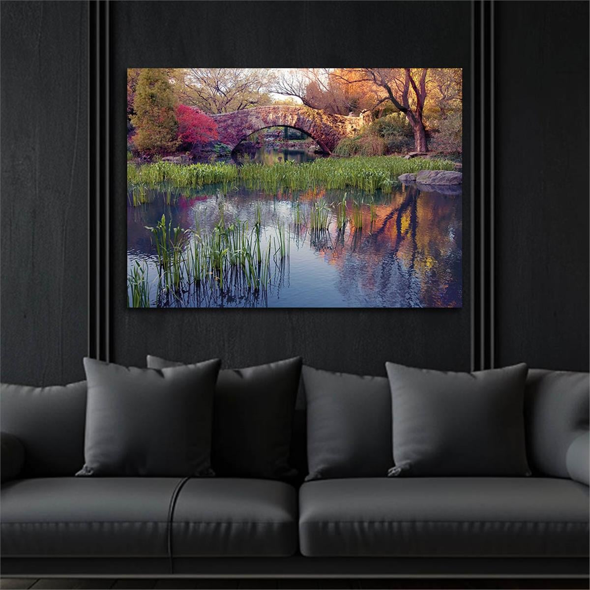 Tempered Glasss Wall Arts Natured-Themed