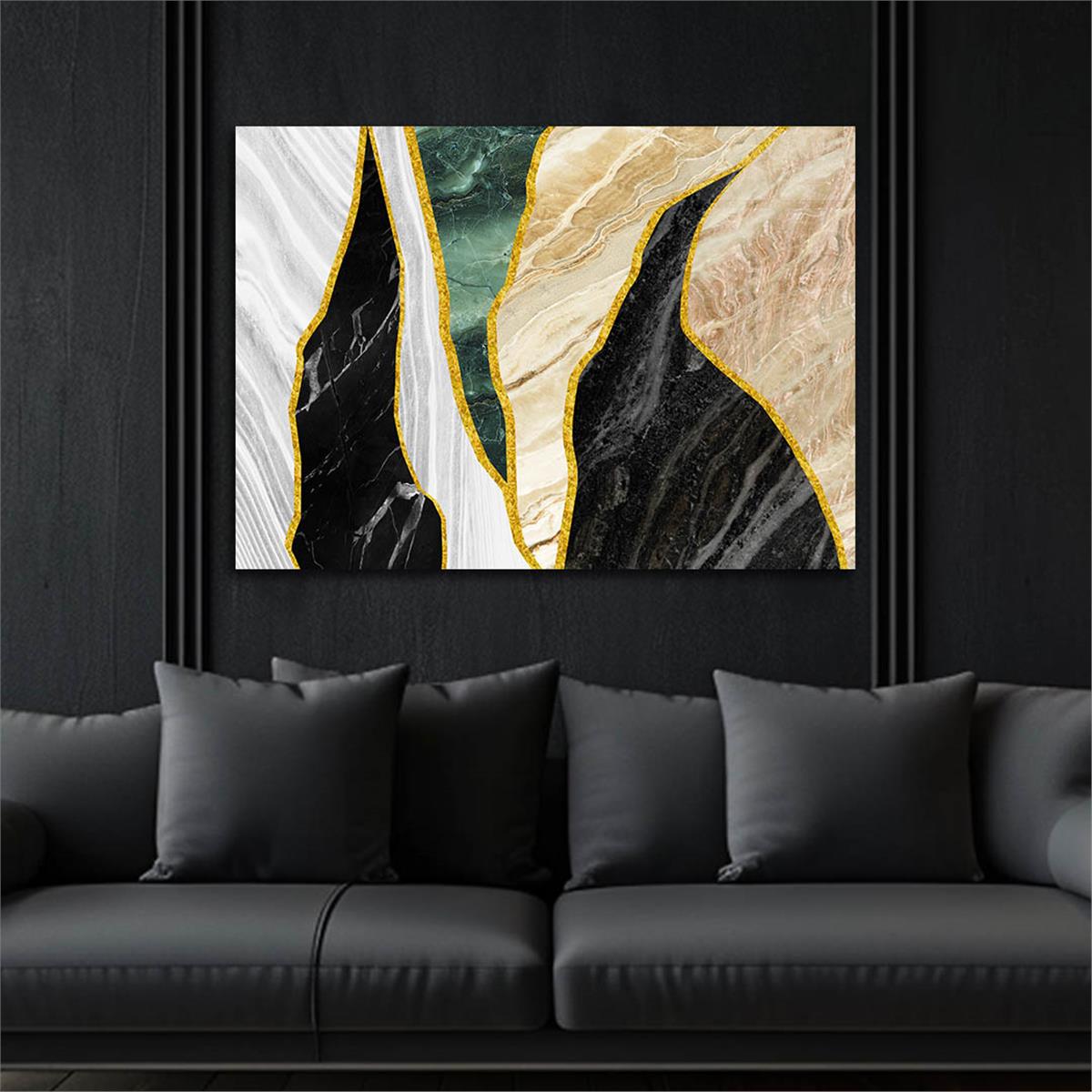 Horizontal Art-Themed Tempered Glass Wall Art 402