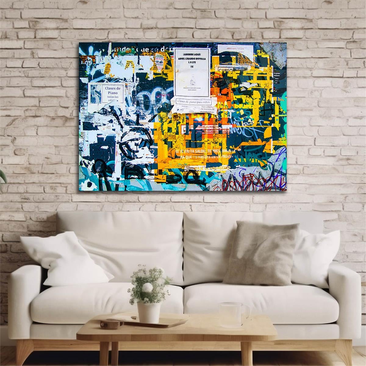 Horizontal Art-Themed Tempered Glass Wall Art 512