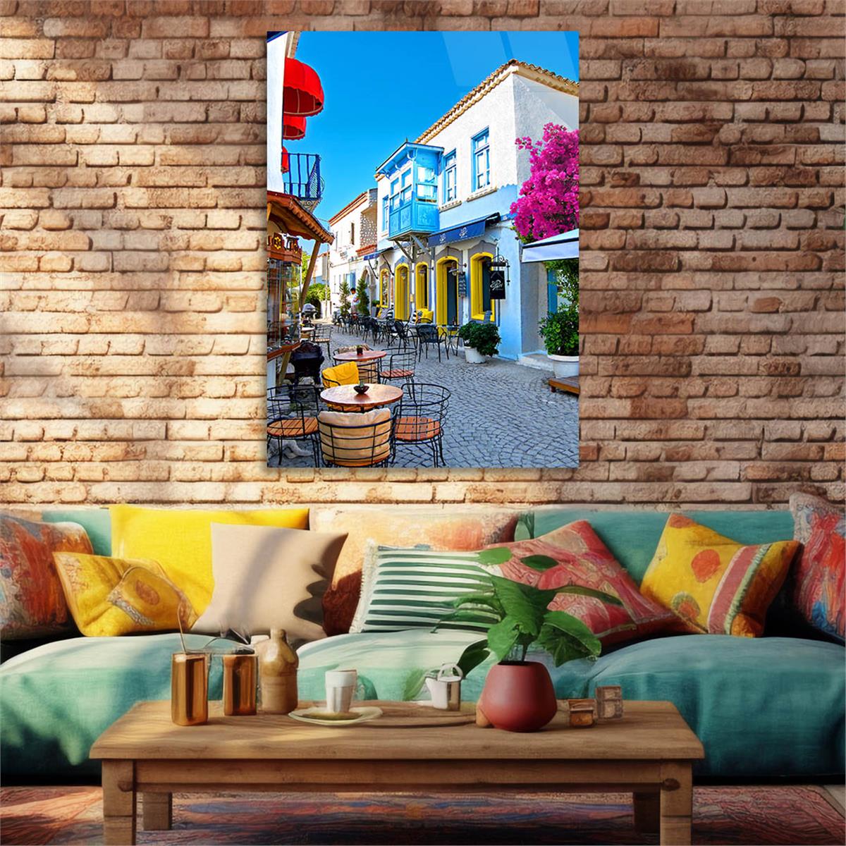 Tempered Glasss Wall Arts Natured-Themed