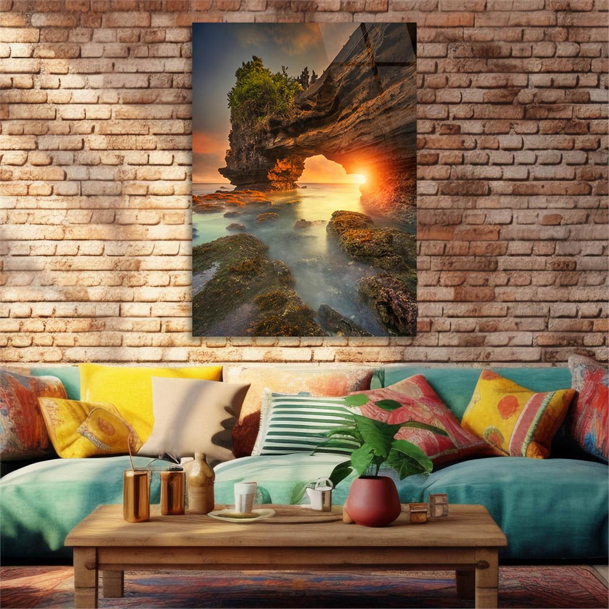 Tempered Glasss Wall Arts Art-Themed