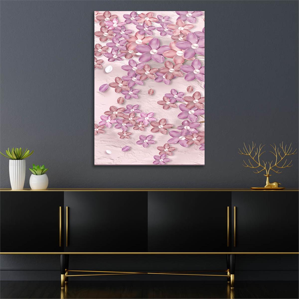 Vertical Tempered Glasss Wall Arts Art-Themed257