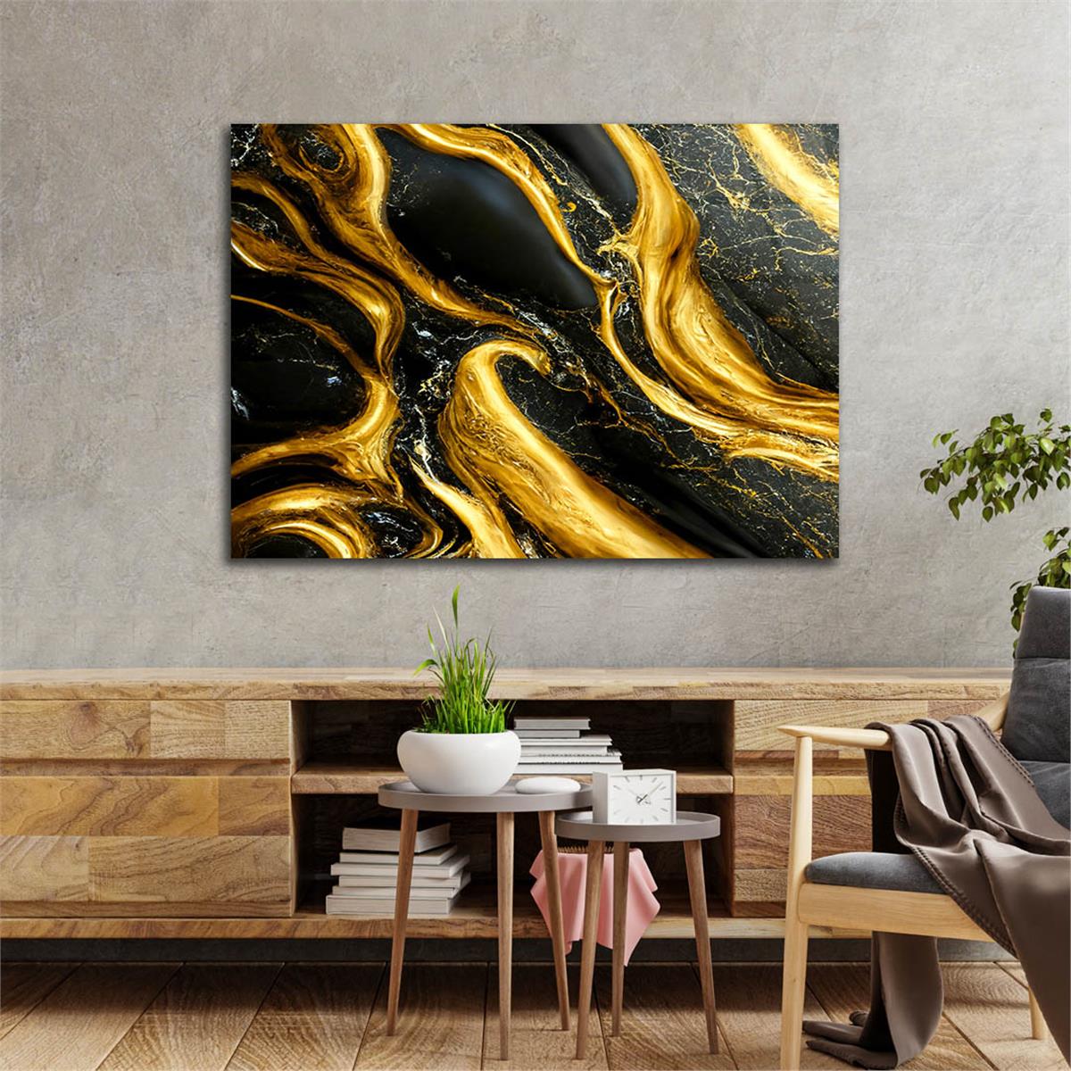 Horizontal Art-Themed Tempered Glass Wall Art 368