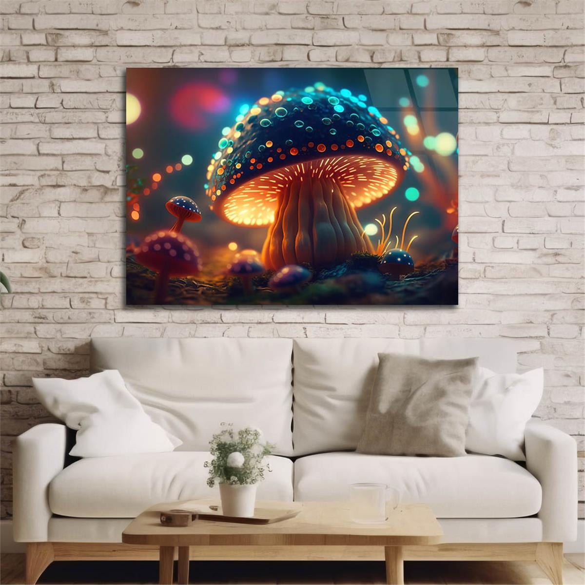 Horizontal Art-Themed Tempered Glass Wall Art 475