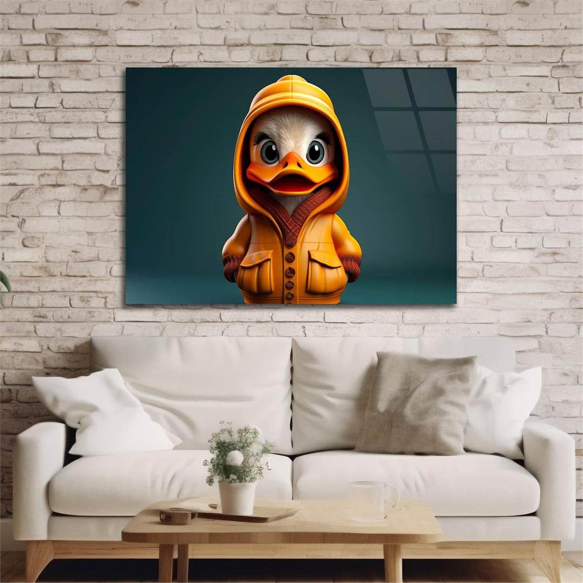 Yatay Doğa Temalı Cam Tablo 578