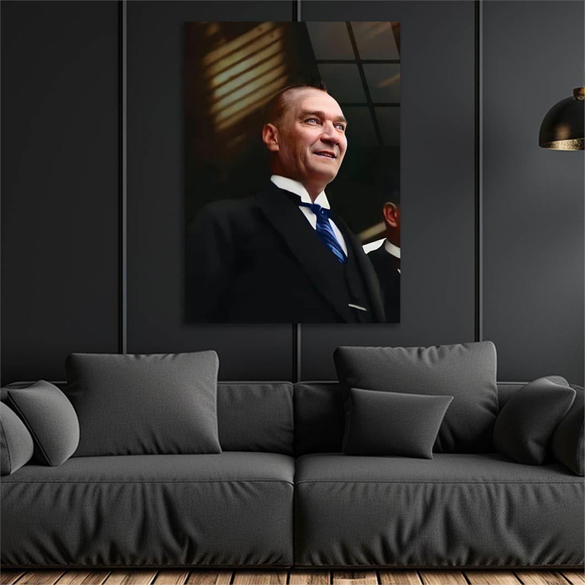 MUSTAFA KEMAL ATATÜRK Tempered Glasss Wall Art