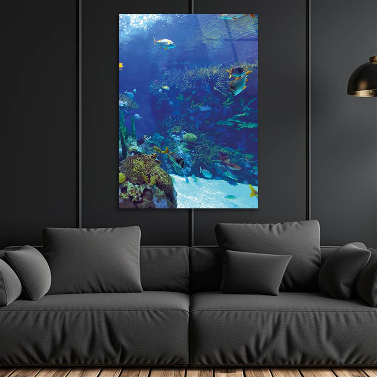 Tempered Glasss Wall Arts Natured-Themed